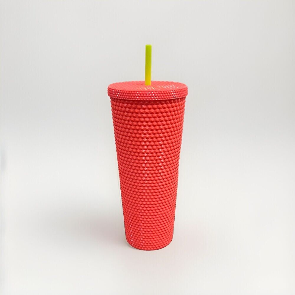 Starbucks Summer 2022 Bling Studded Dragon Fruit 24oz‎ Tumbler Venti